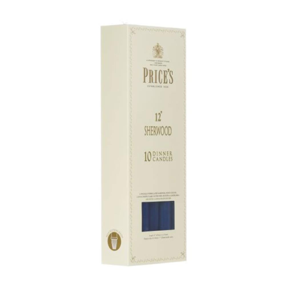 Price's Sherwood Midnight Blue Dinner Candles 30cm (Box of 10) Extra Image 1